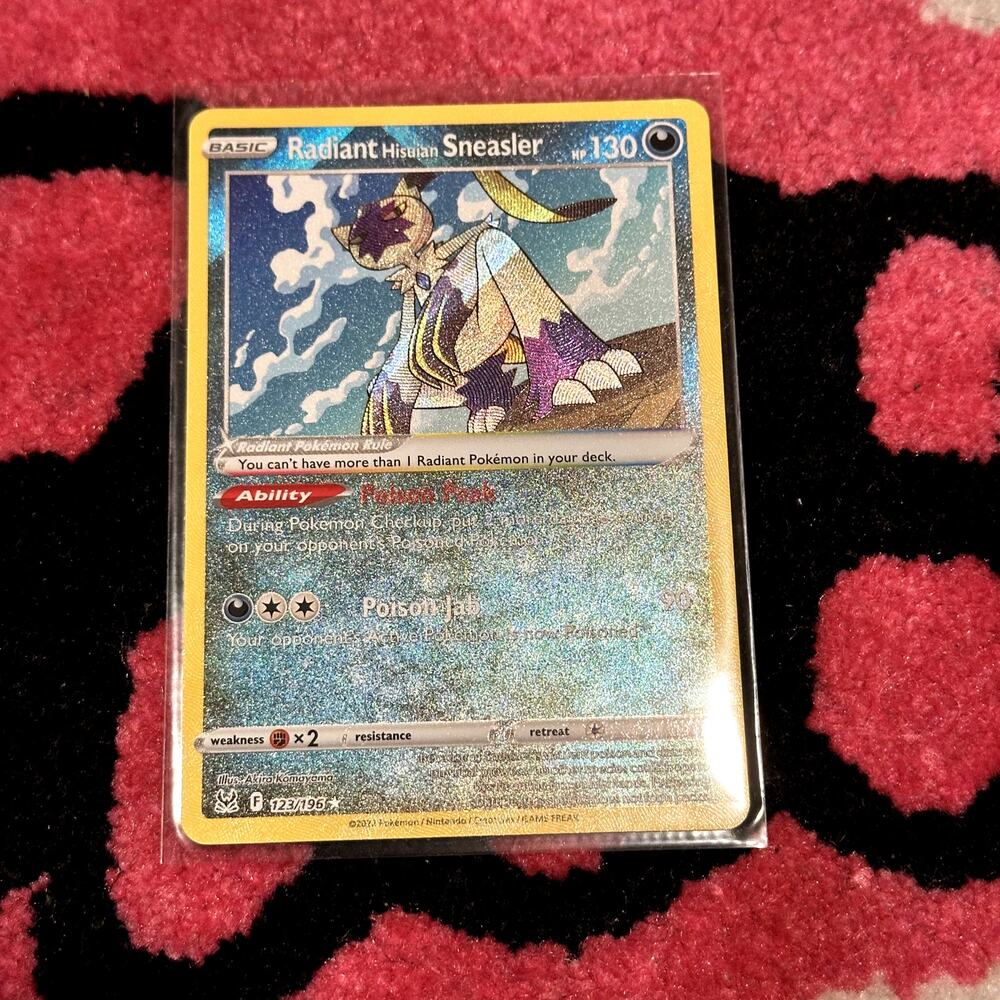 Radiant Hisuian Sneasler #123 – Pokémon Lost Origin – As Pictured